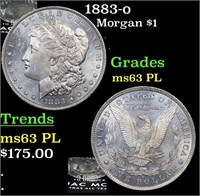 1883-o Morgan Dollar $1 Grades Select Unc PL