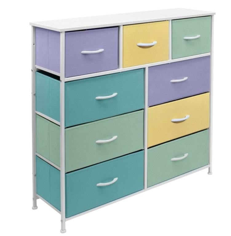 9-Drawer Dresser (Multi Colored)
