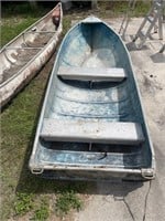 12 foot v Hall aluminum boat