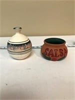 Handmade Mexican Pottery salsa Bowls