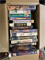 VHS TAPES, BOX FULL