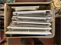 6 FOUR VENT REGISTERS 14 X 7.5 INCHES