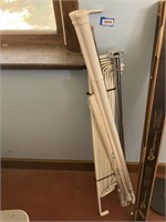 CURTAIN AND TENSION RODS,