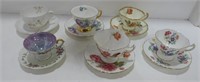 TEACUPS AND SAUCERS - CARLSBAD, HAMMERSLEY,