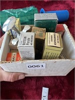 Box lot of Old Medical Supplies