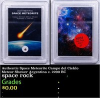 Authentic Space Meteorite Campo del Cieklo Meteor
