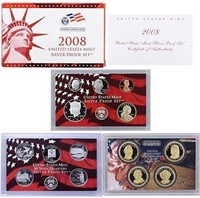 2008 United States Silver Proof Set - 14 Pieces -