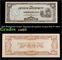 1942 Philippines Under Japanese Occupation 10 peso