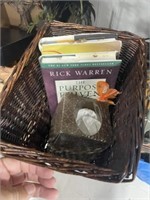 BASKET AND BOOKS