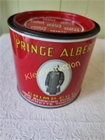 prince albert vtg crimp cut tobacco tin super nice