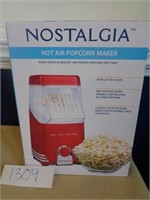 NIB Nostalgia Hot Air Popcorn Maker