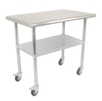 STEELBUS 24'' x 30'' Stainless Steel Table