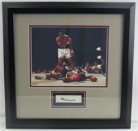 Autographed Muhammad Ali Framed Cut & Photo