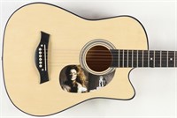 Autographed Shania Twain Acoustic Guitar
