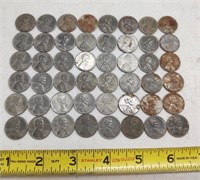 48 Steel 1943 War Time Pennies