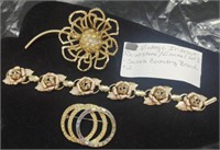 Beautiful Lot of 3 Costume Jewelry Pieces