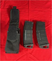 2 P mags and sheath