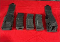 3 P mags and 2 sheaths