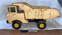 Vintage NyLint Toys Jumbo Yellow Metal Dump Truck