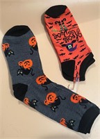 Two Pack Halloween socks Youth