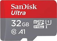 32GB Ultra microSDHC UHS-I A1 Memory Card