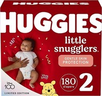 HUGGIES Diapers Size 2 180ct little snugglers