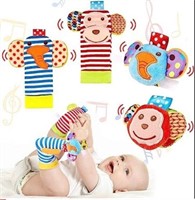 LEADSTAR Baby Wrist Rattle Socks Toys