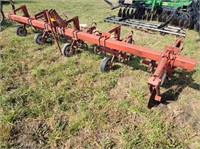 Cain 4 row cultivator w/ rolling shields
