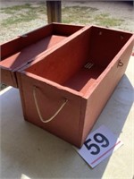 Wooden box - 16.5T x 32L x 14D