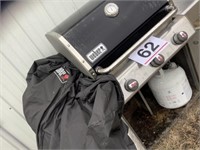 Weber Genesis propane grill w/ cover & tank