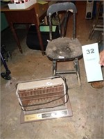 Chair, heater