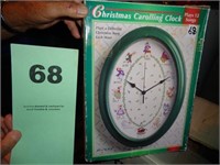 Christmas carol clock