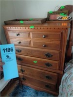 Broyhill hardwood five-drawer chest
