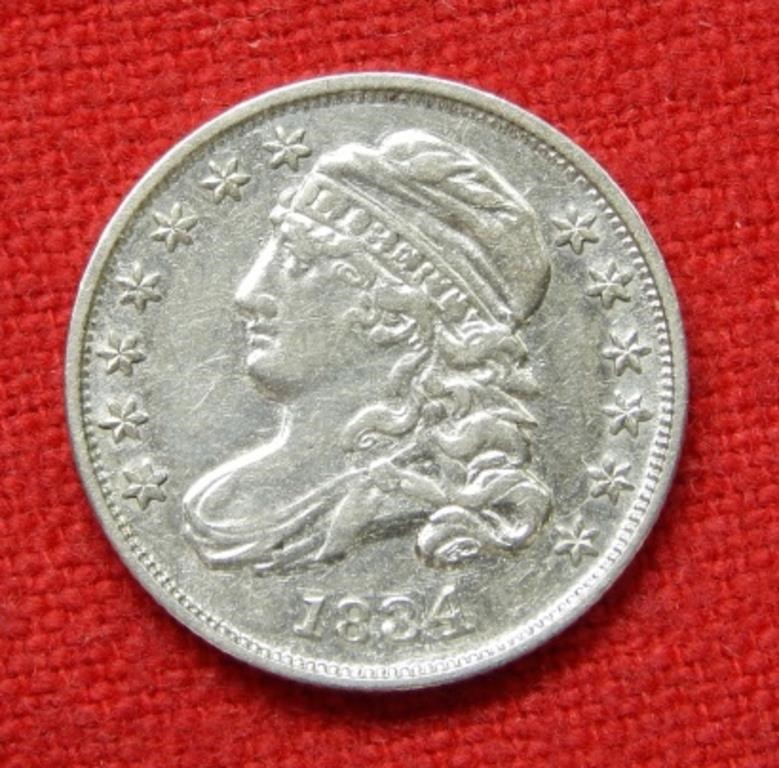 1834 Bust Silver Dime