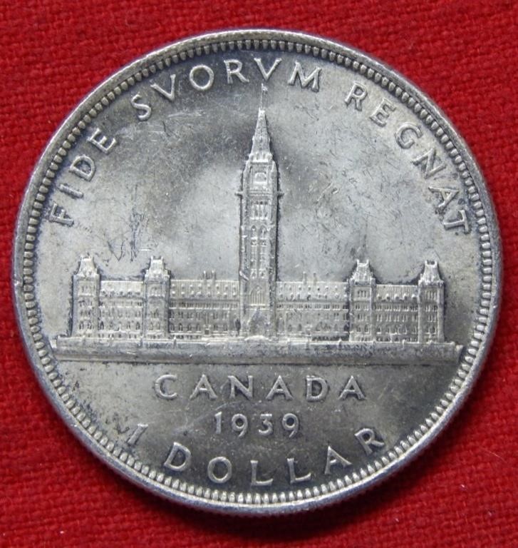1939 Canada Dollar -- Parliament