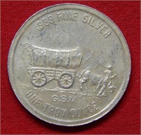 1825 Locomotive Silver 1 Ounce Commemorative