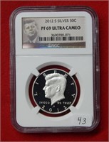 2012 S Kennedy Silver Half Dollar NGC PF69 Ultra