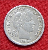 1899 Barber Silver Dime