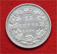 1870 Canada Quarter