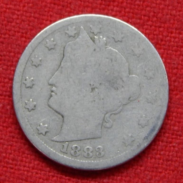 1883 Liberty V Nickel "Cents"