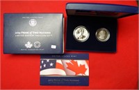 2019 Pride of Two Nations 2PC Silver Set