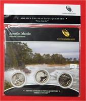 2018 America the Beautiful 3 PC Quarter Set