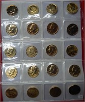 (20) 1976 Kennedy Half Dollars Gold Plated