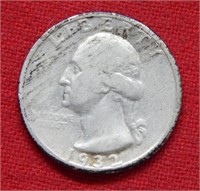 1932 S Washington Silver Quarter --- Key Date