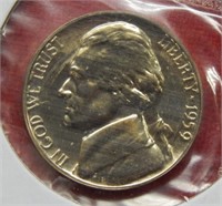 1959 Jefferson Nickel Proof in Orig Mint Package