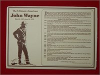 John Wayne Commemorative Golden Edition Medal