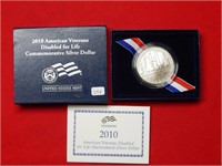 2010 American Veterans UNC Silver Dollar