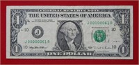 1995 $1 Federal Reserve Note #61