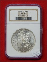1904 O Morgan Silver Dollar NGC MS64