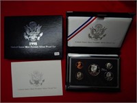 1998 US Mint Premier Silver Proof Set - Box/COA